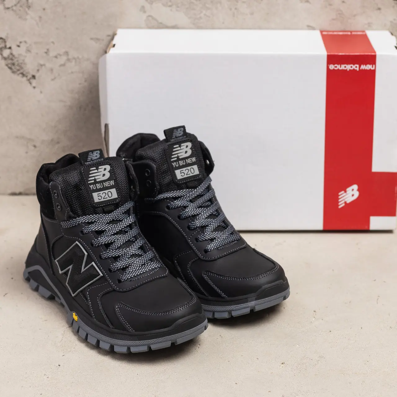Чоловічі зимові черевики NBL Support Black (код: Б 34/1)