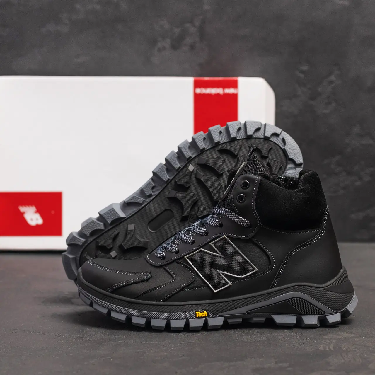 Чоловічі зимові черевики NBL Support Black (код: Б 34/1) - Зображення 8