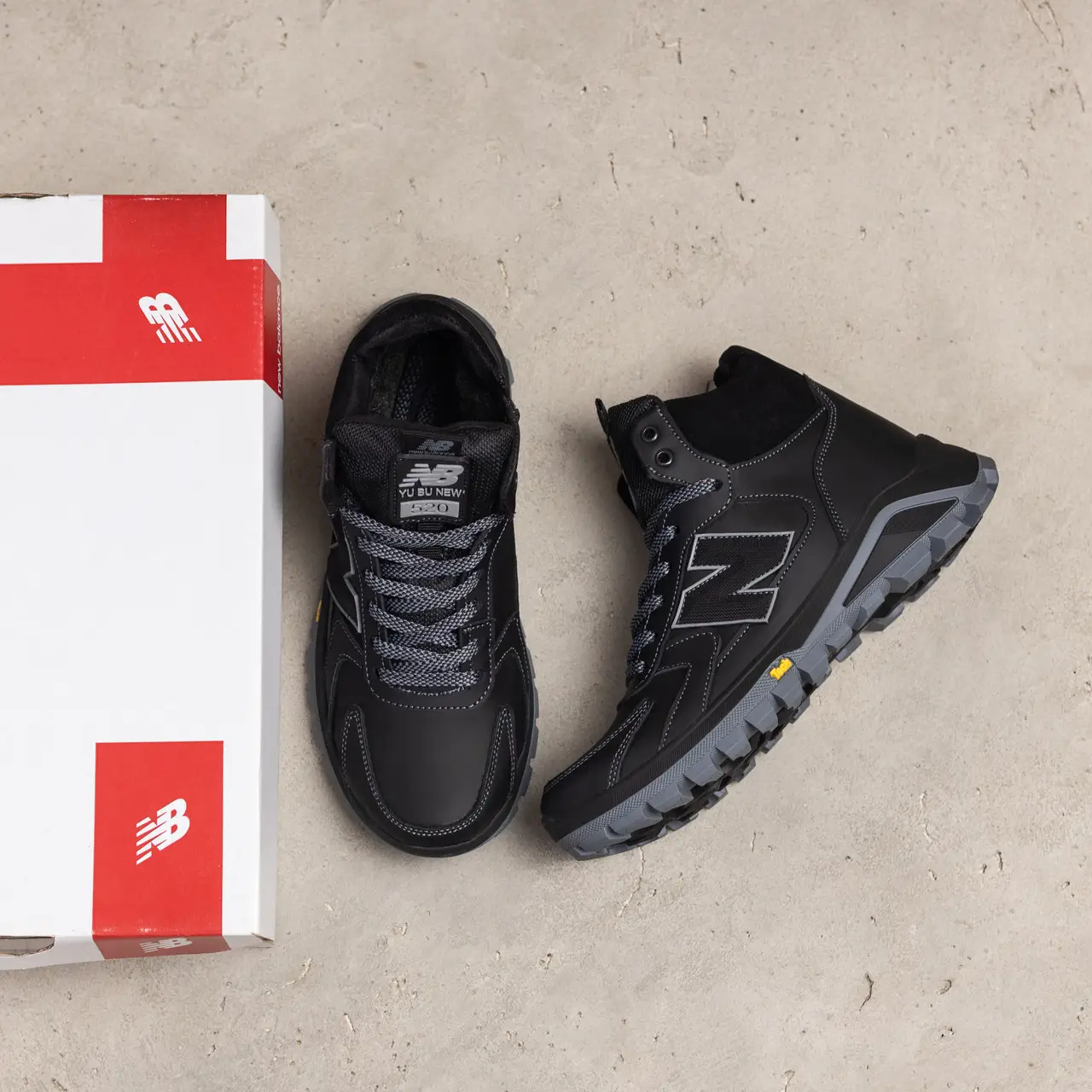 Чоловічі зимові черевики NBL Support Black (код: Б 34/1) - Зображення 9
