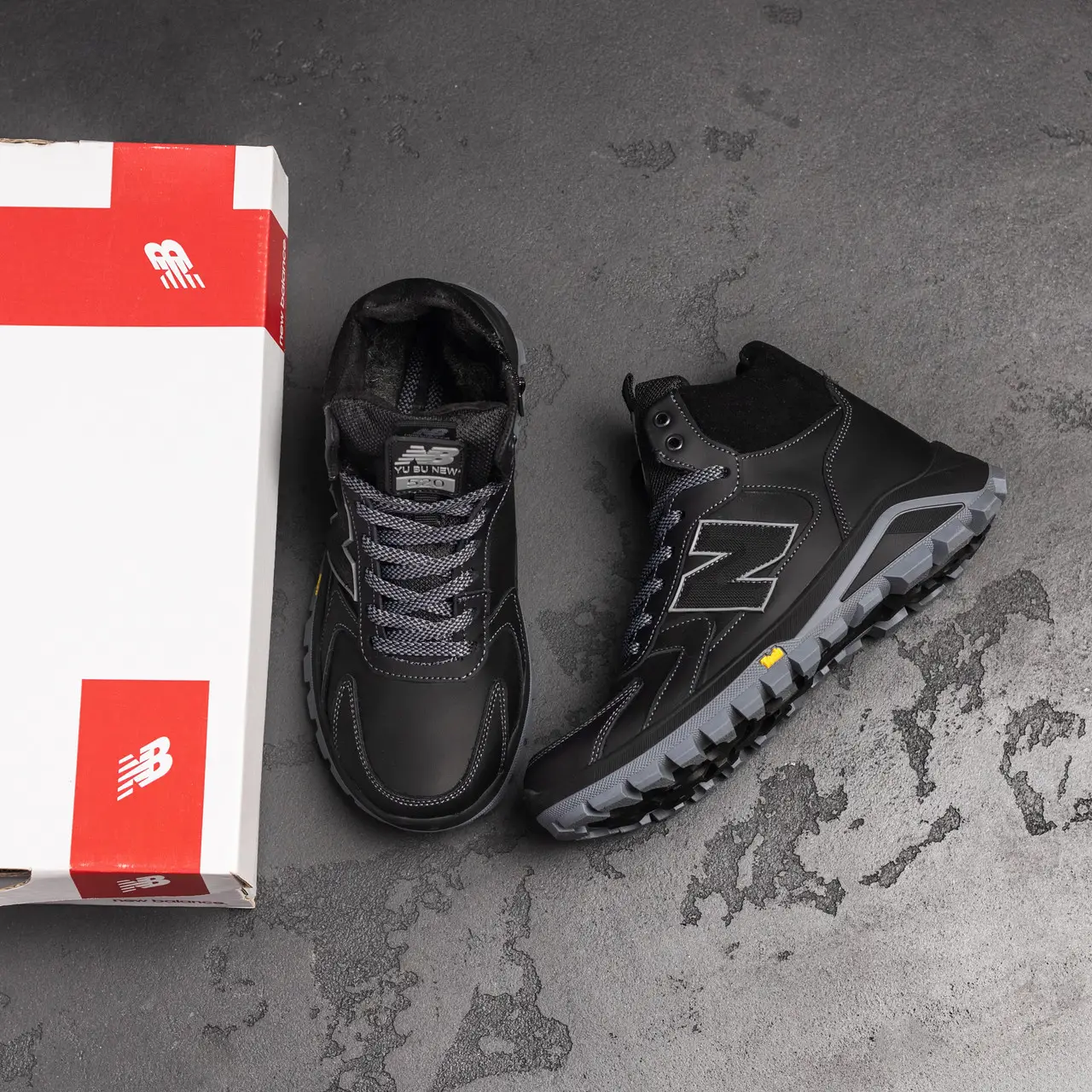 Чоловічі зимові черевики NBL Support Black (код: Б 34/1) - Зображення 11