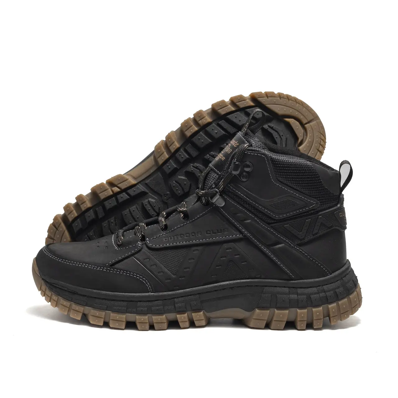 Чоловічі зимові шкіряні черевики Andante Trekking Step Black (код: And 134-1т) - Зображення 3