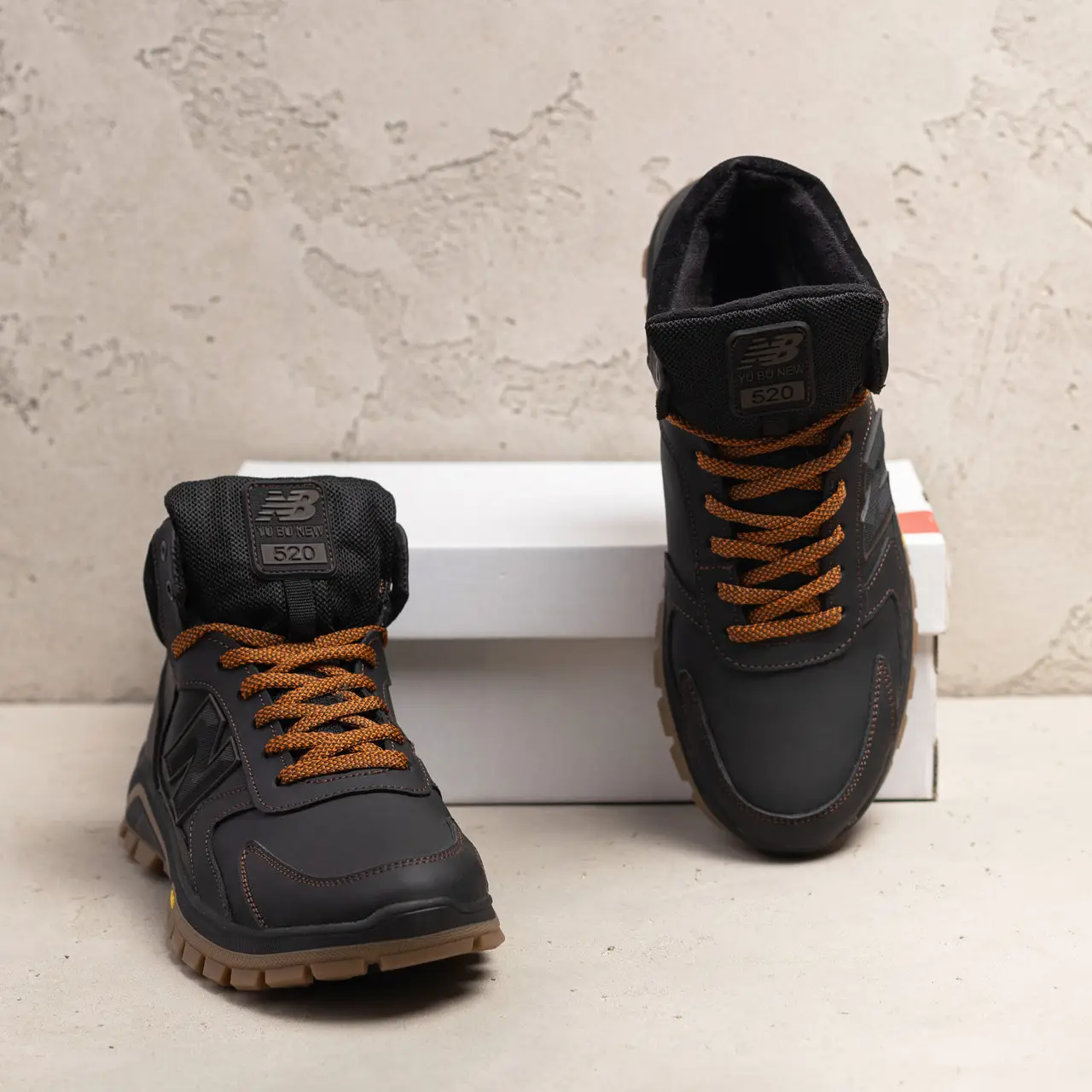 Чоловічі зимові черевики NBL Support Black (код: Б 34/2)