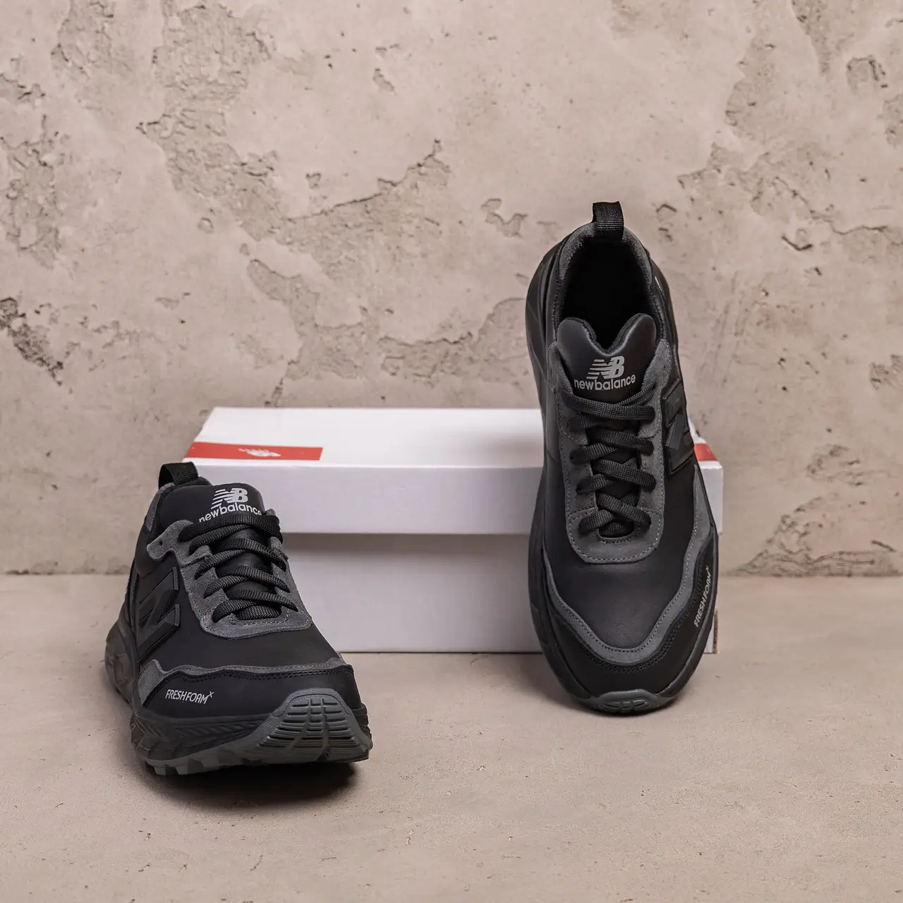 Чоловічі шкіряні кросівки Clasic model Black (код: NBh чорн)