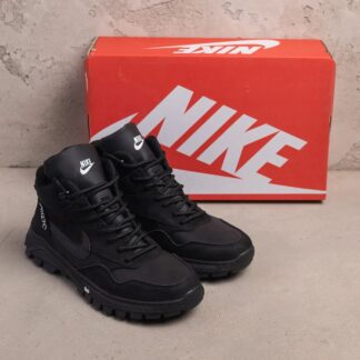 Чоловічі зимові шкіряні черевики Air Max  (код: N11ч бот)