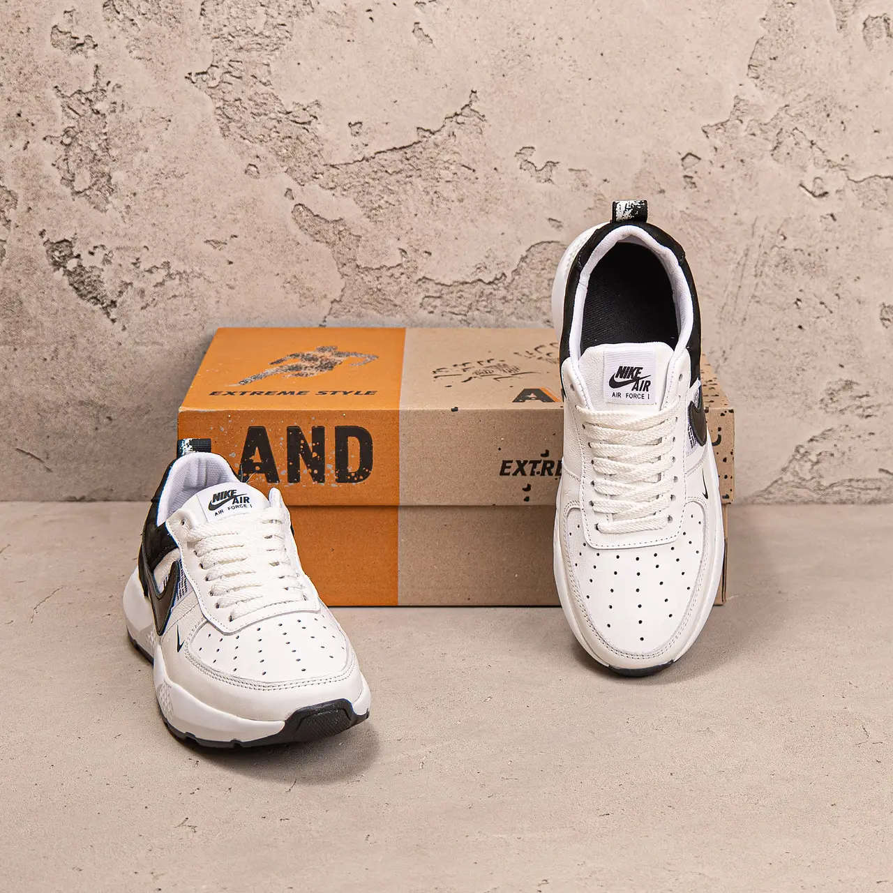 Чоловічі шкіряні кросівки Runner White (код: М113 біл) - Зображення 11
