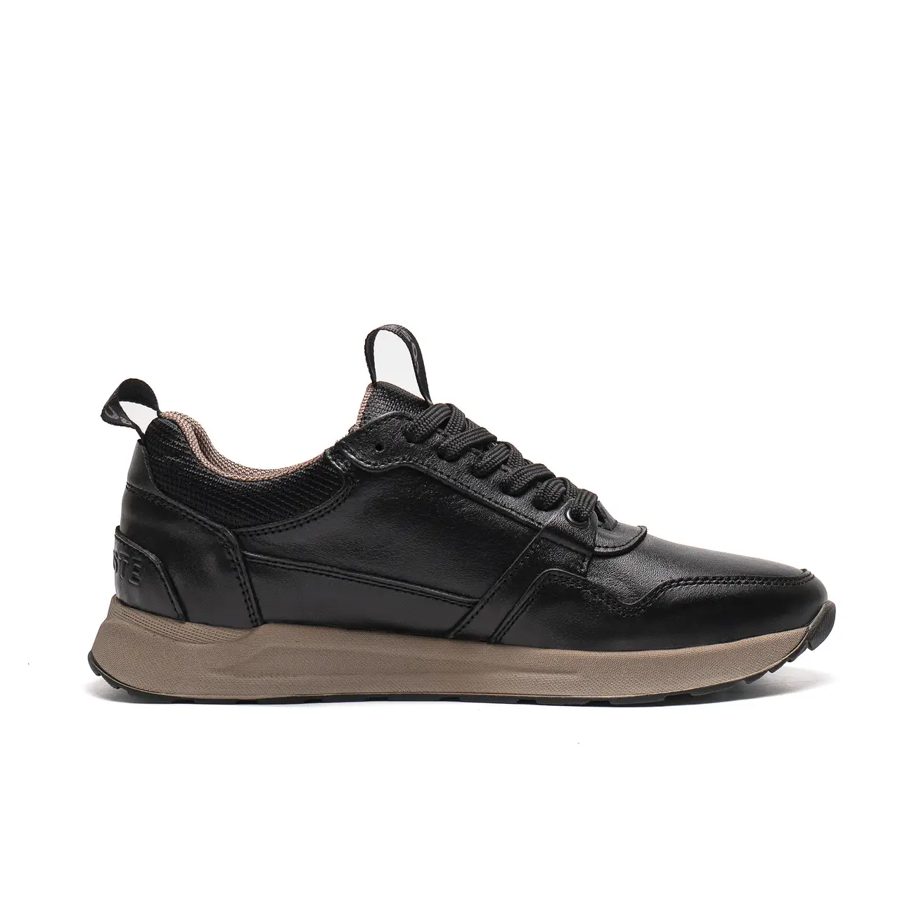 Чоловічі шкіряні кросівки Classic Black (код: L35/1) - Зображення 9