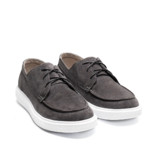 Чоловічі шкіряні лофери Urban Style Grey (код: К110 сір)