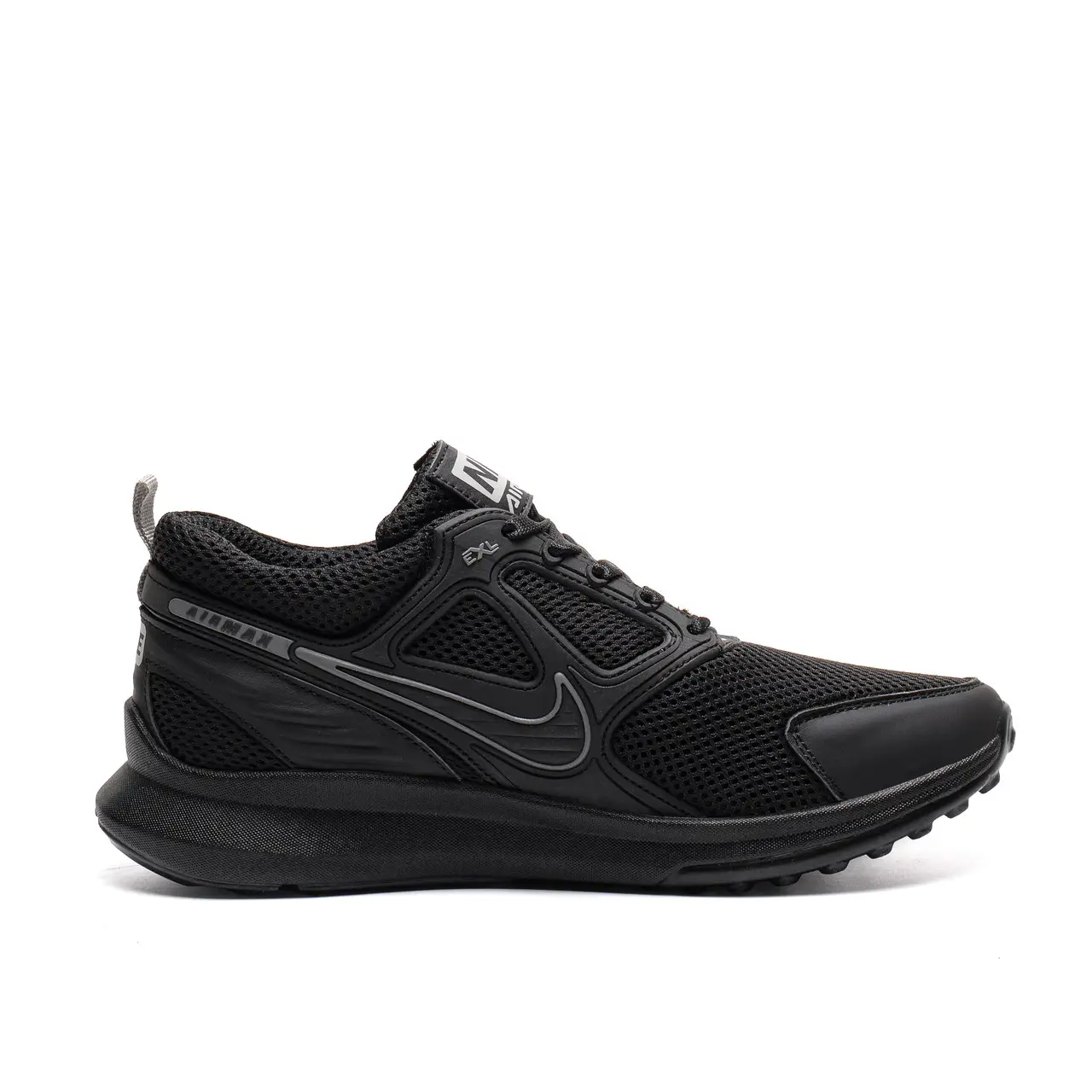 Чоловічі кросівки літні сітка Air Max (код: N.чор/сір сіт) - Зображення 2