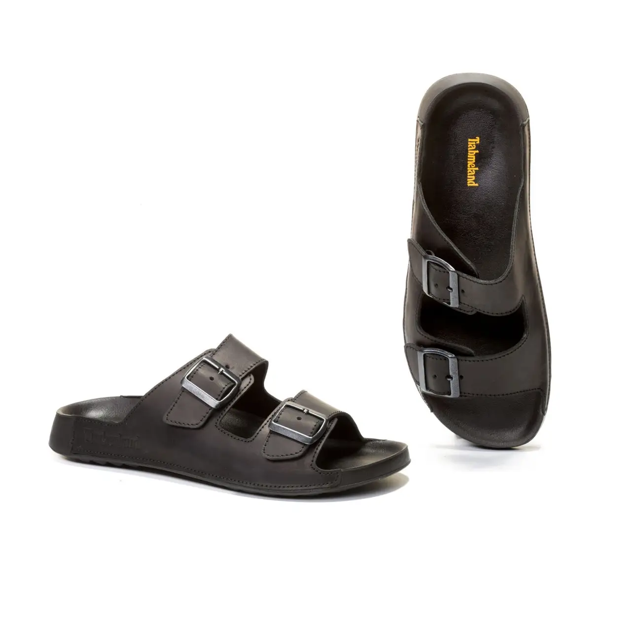 Чоловічі шкіряні літні шльопанці Classic Black (код: Т-042 чор) - Зображення 2