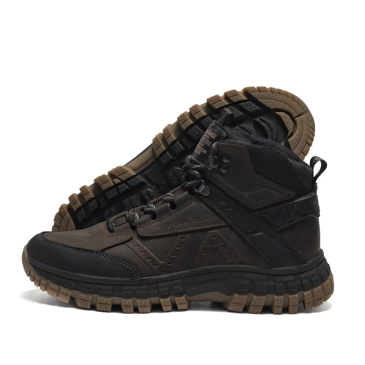 Чоловічі зимові шкіряні черевики Andante Trekking Step Brown (код: And 134-6т) - Зображення 7