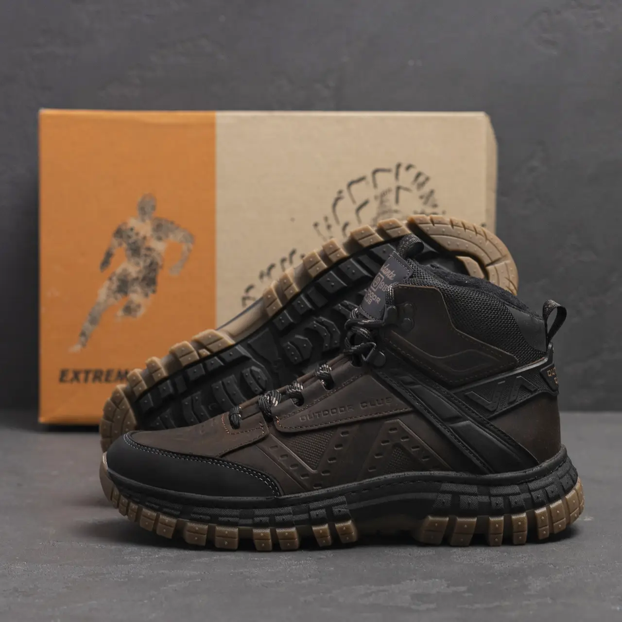 Чоловічі зимові шкіряні черевики Andante Trekking Step Brown (код: And 134-6т) - Зображення 8