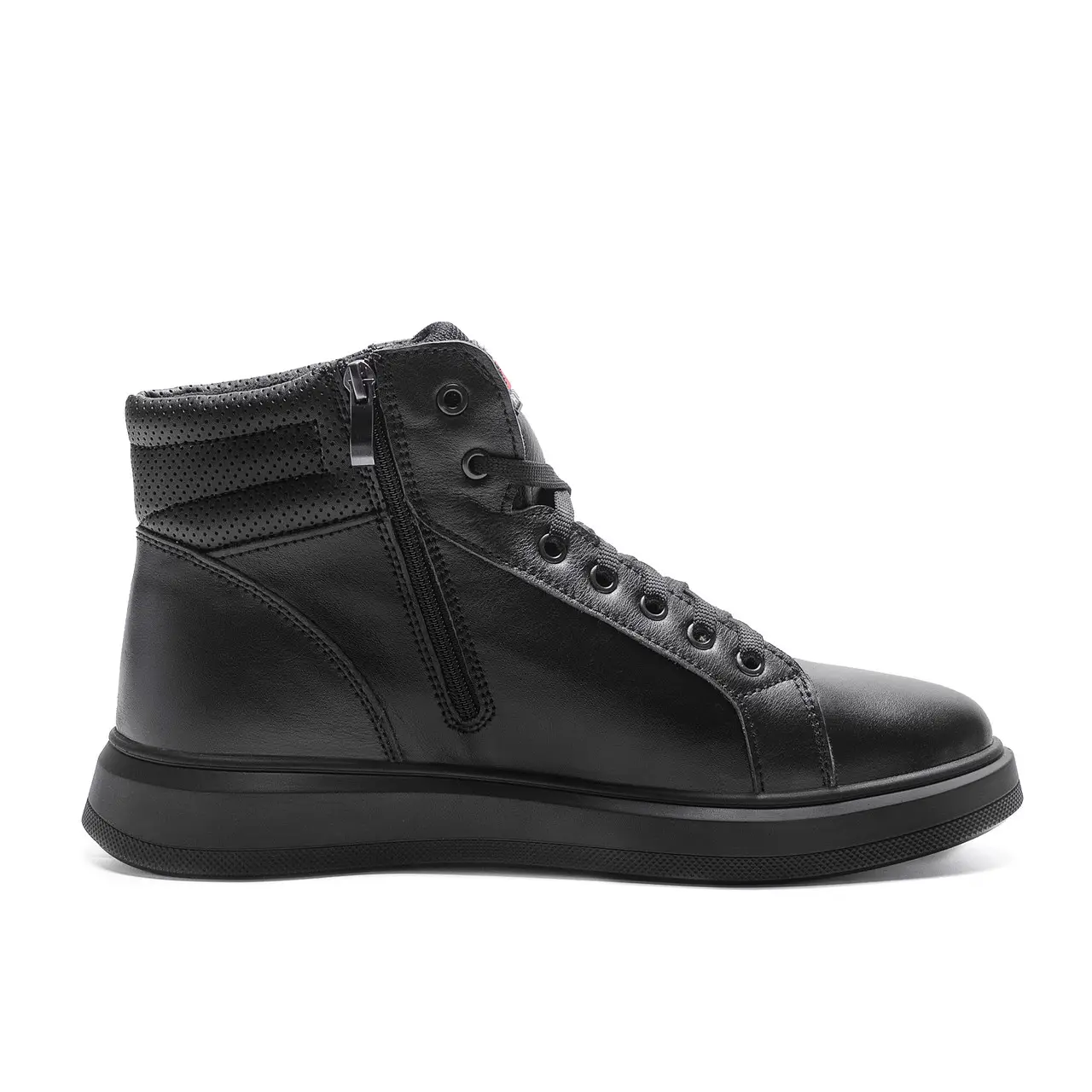 Чоловічі зимові шкіряні черевики Black (код: ТН бот new) - Зображення 2