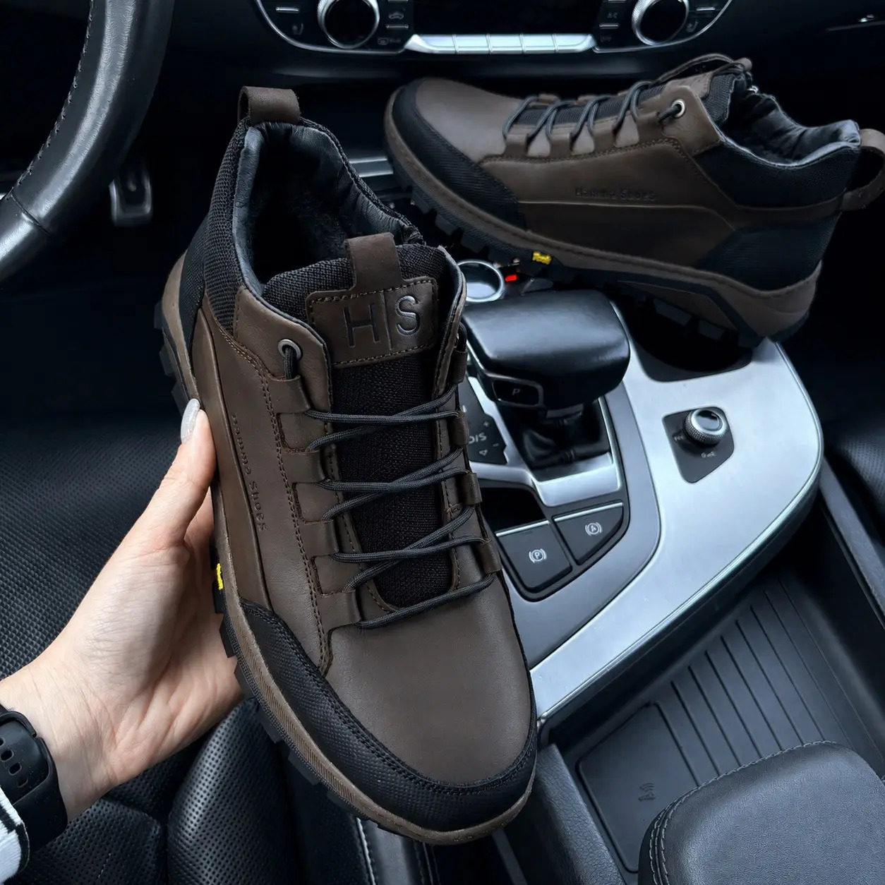 Чоловічі зимові шкіряні черевики Hamma Titan Brown (код: 360/1 кор.м) - Зображення 9