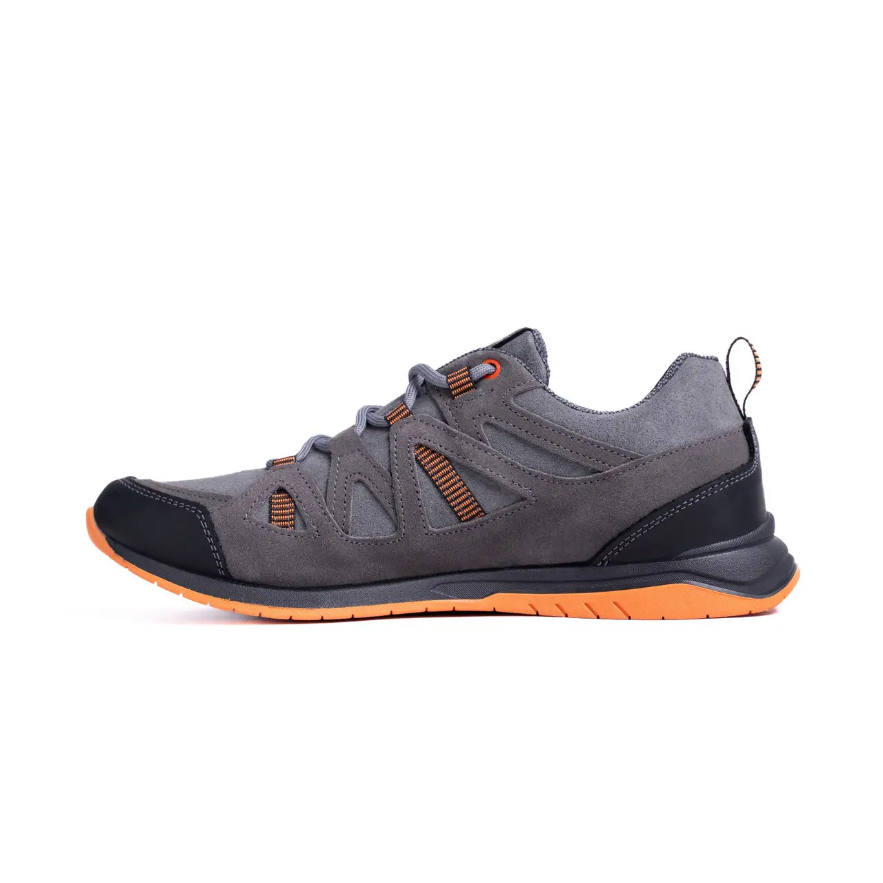 Чоловічі шкіряні кросівки Suede Grey (код: 801 сір) - Зображення 2