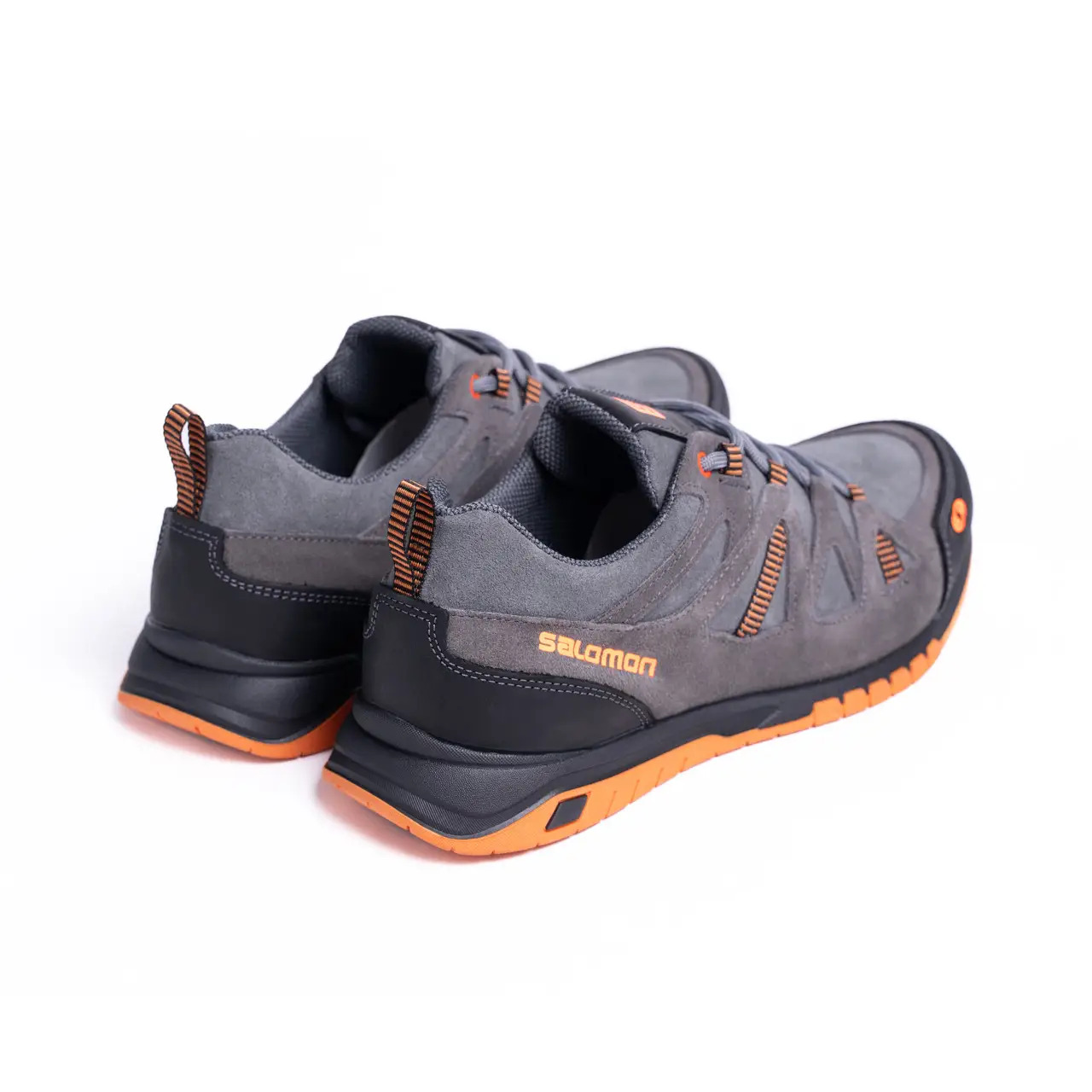 Чоловічі шкіряні кросівки Suede Grey (код: 801 сір) - Зображення 3