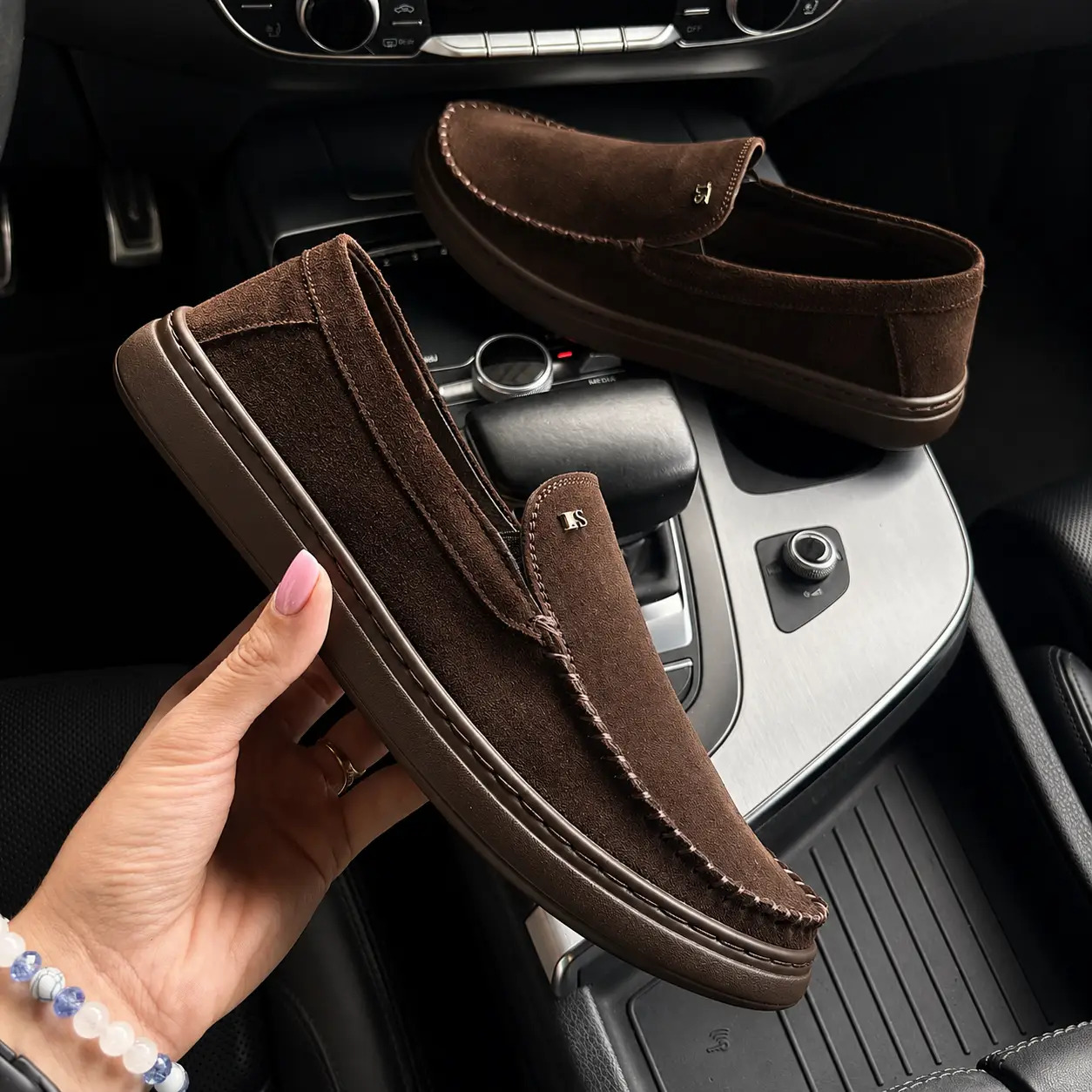 Чоловічі шкіряні мокасини Legges Brown (код: 11600 кор/з) - Зображення 5