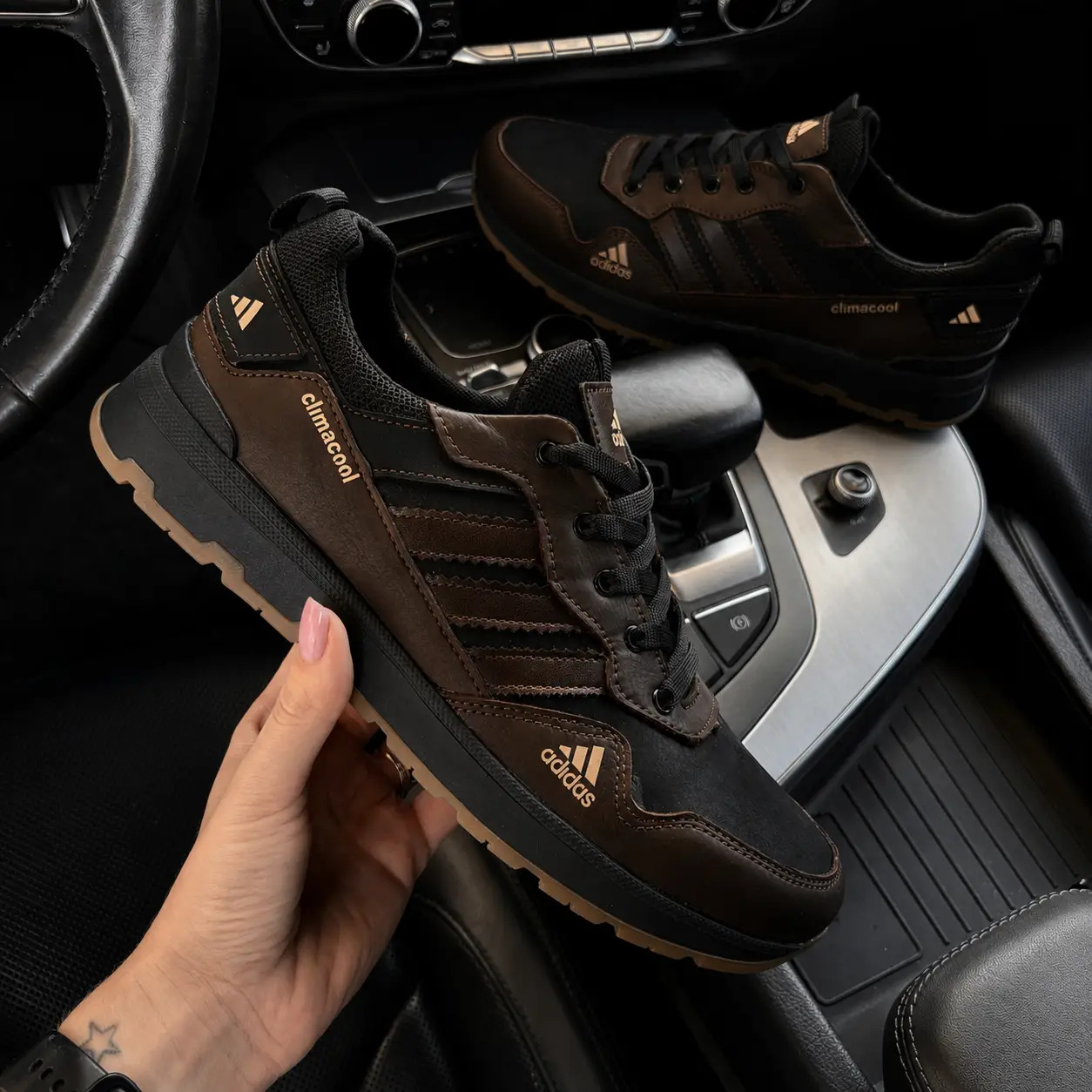 Чоловічі шкіряні кросівки Natural Motion Brown (код: А66 ч/кор) - Зображення 8