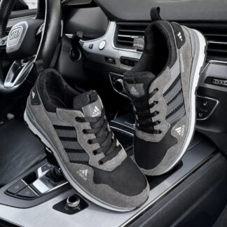Чоловічі шкіряні кросівки Natural Motion Grey Suede (код: А66 сір/з)