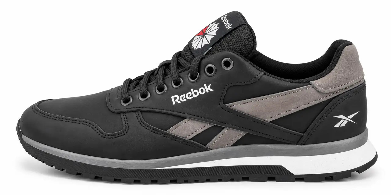 Чоловічі шкіряні кросівки Royal classic grey (код: R-03ч/с new) - Зображення 8