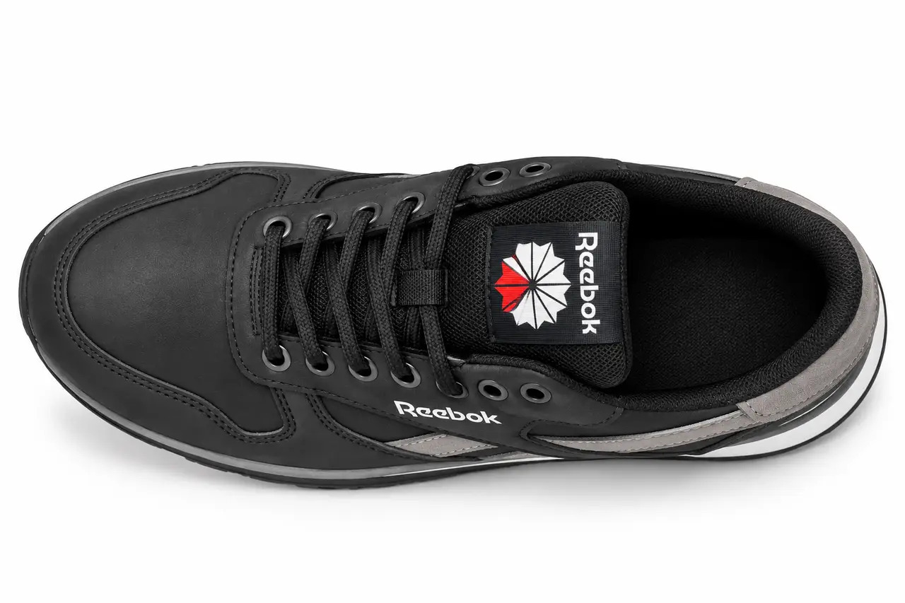 Чоловічі шкіряні кросівки Royal classic grey (код: R-03ч/с new) - Зображення 10