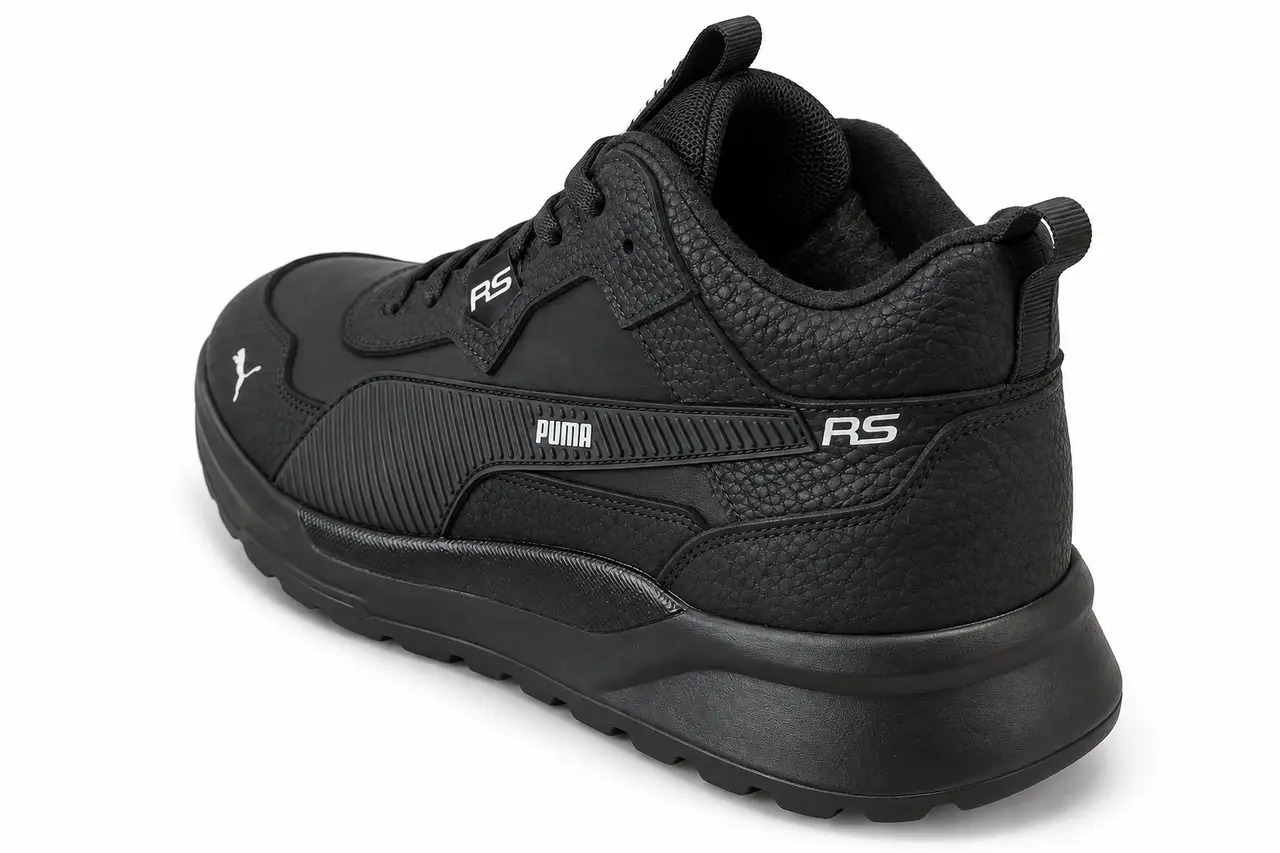 Чоловічі зимові черевики Runner Black (код: Pr чор бот) - Зображення 3