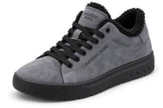 Чоловічі зимові шкіряні черевики  Suede Grey (код: СК1-6 бот)