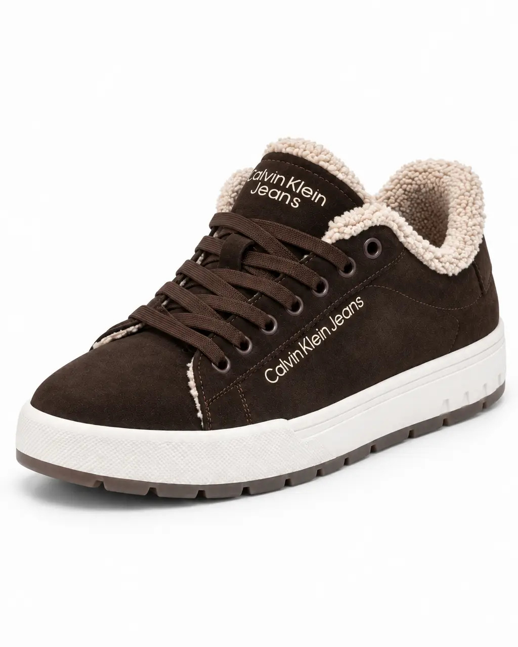 Чоловічі зимові шкіряні черевики Suede Chocolate (код: СК1-4 бот)
