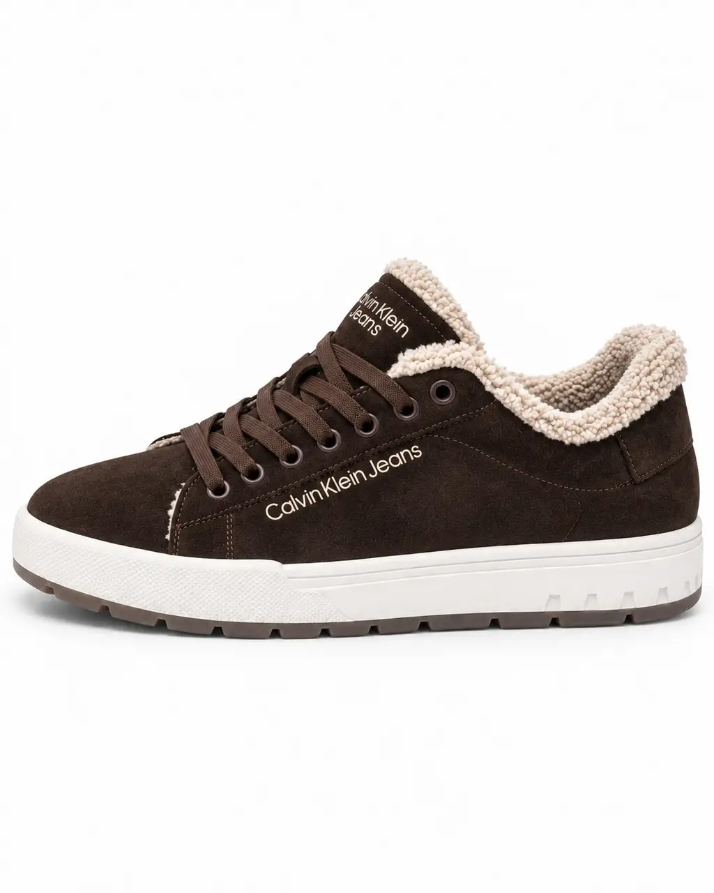 Чоловічі зимові шкіряні черевики Suede Chocolate (код: СК1-4 бот) - Зображення 5